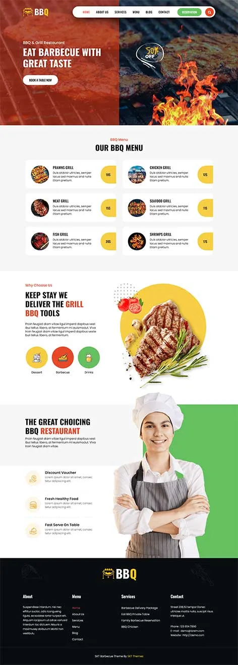 Barbecue WordPress Theme