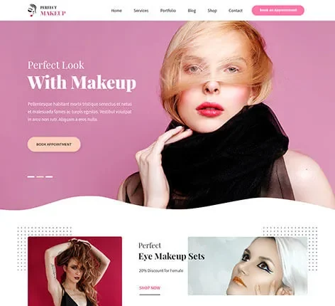 Beauty Salon Website Template