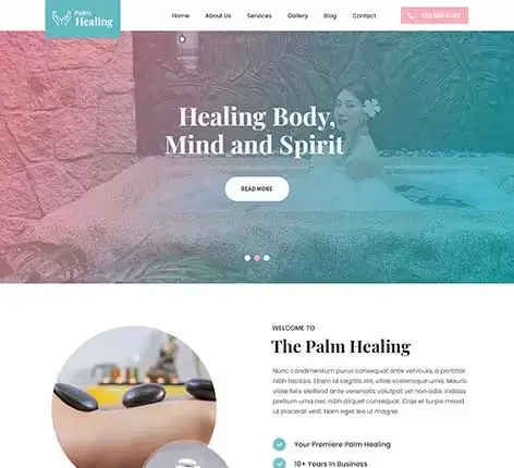 Beauty Wellness WordPress Theme