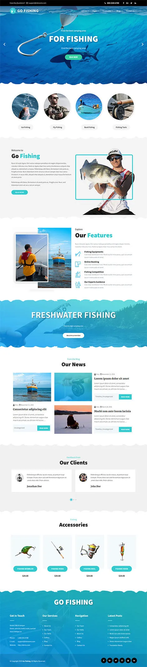 Best Sailing WordPress Theme
