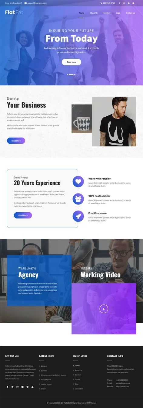 Bootstrap Flat Theme