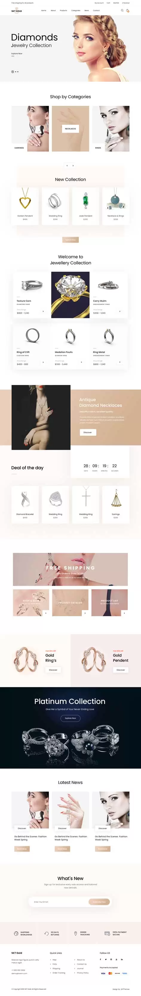 Bridal Shop WordPress Theme