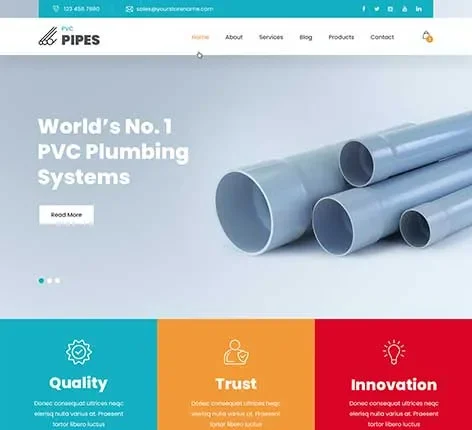 Building Materials WordPress Theme