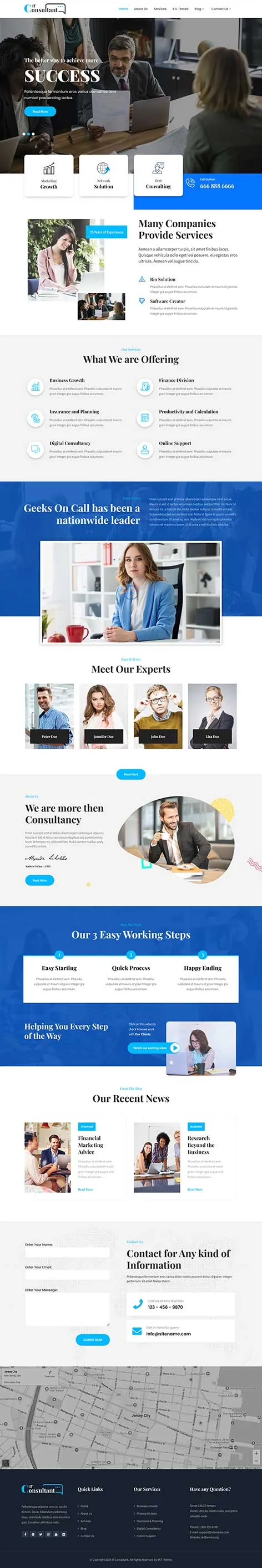 Business Consulting Website Template
