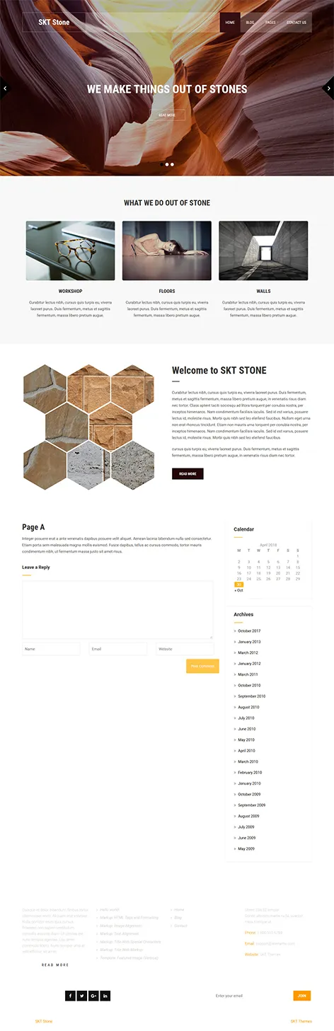 Ceramics WordPress Theme