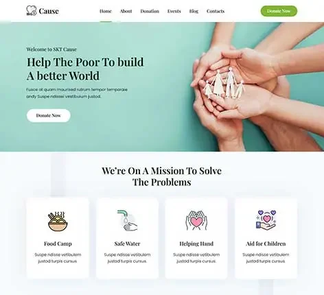 Charity Hope WordPress Theme