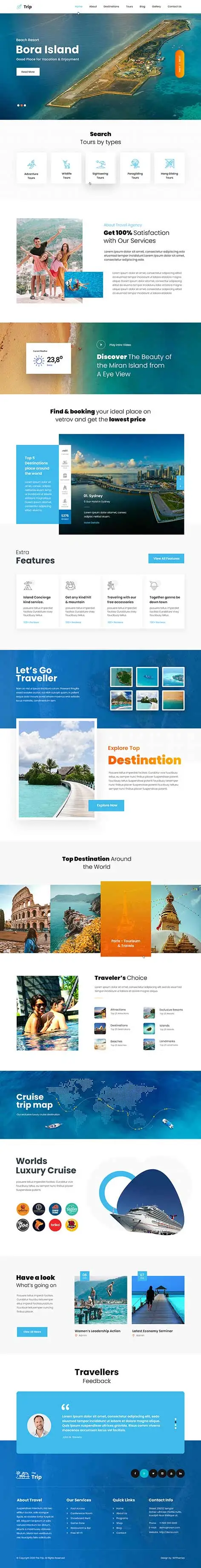 City Information WordPress Theme