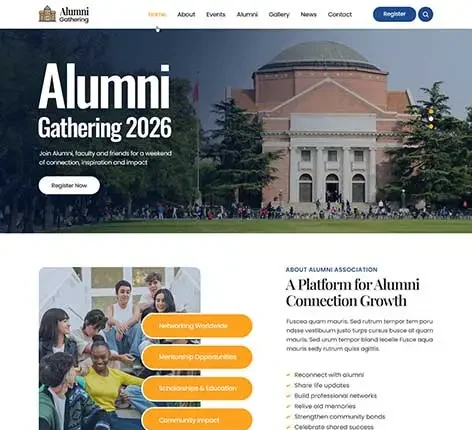 SKT Alumni Gathering - Class Reunion WordPress Theme