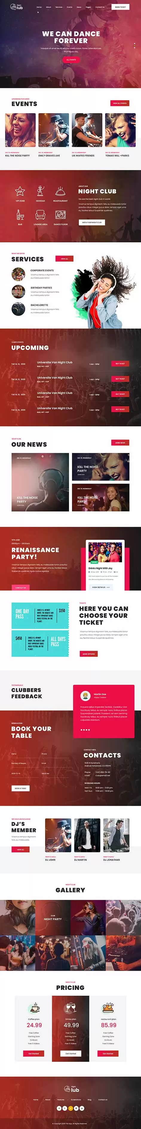 Clubs and Organizations WordPress Theme