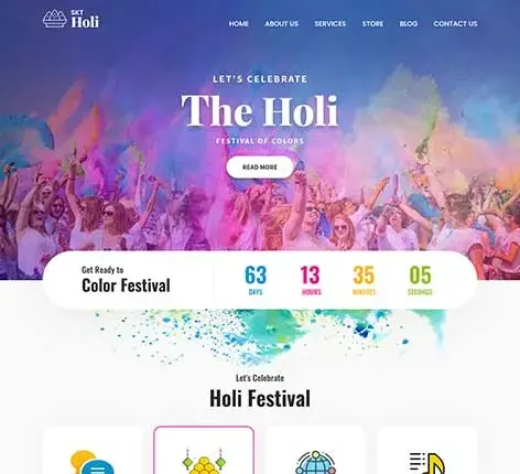 Colorful WordPress Theme