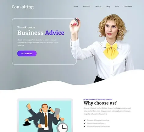 Communications WordPress Theme