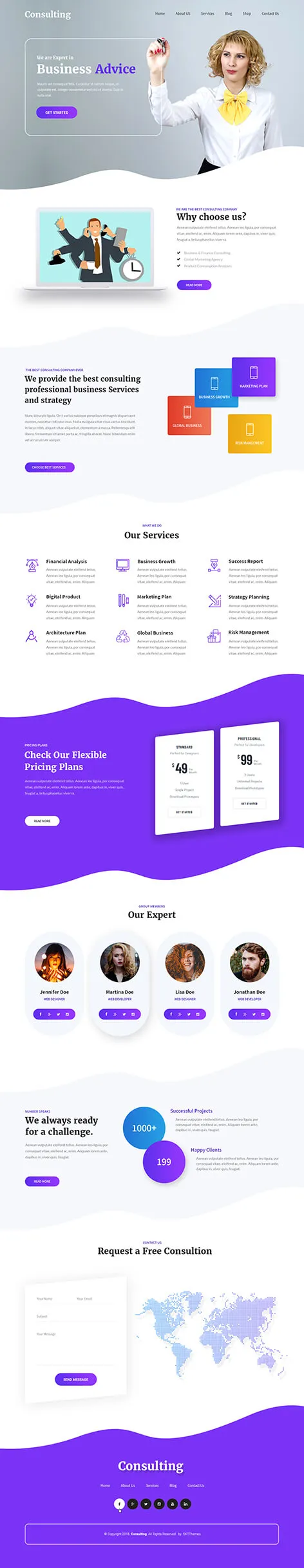 Communications WordPress Theme