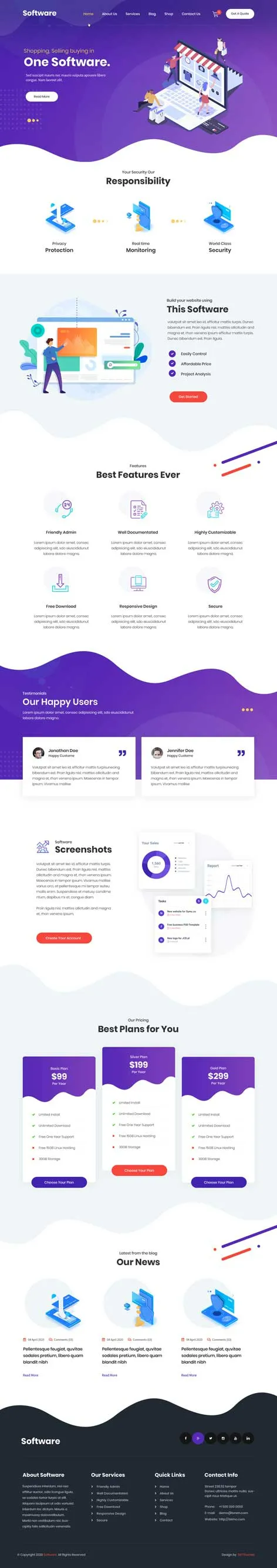 Conceptual WordPress Theme