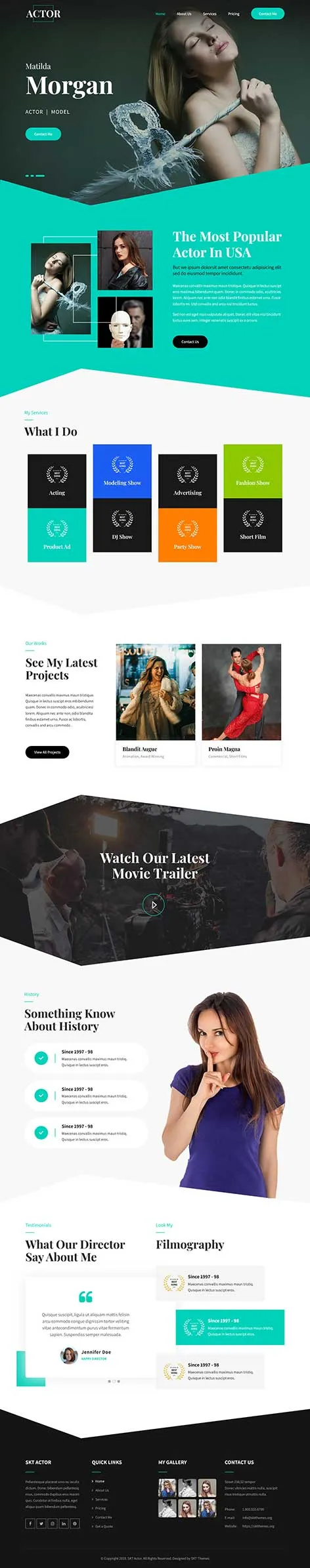 Contemporary WordPress Theme