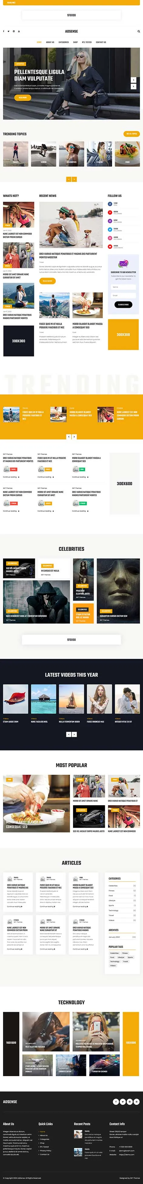 Content Sharing WordPress Theme