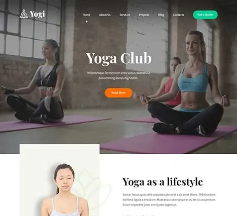 Country Club WordPress Theme