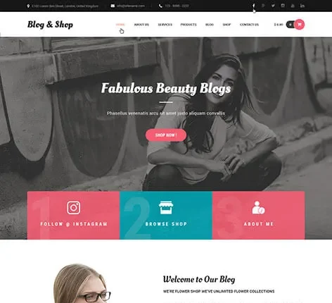 Creative Blog WordPress Theme