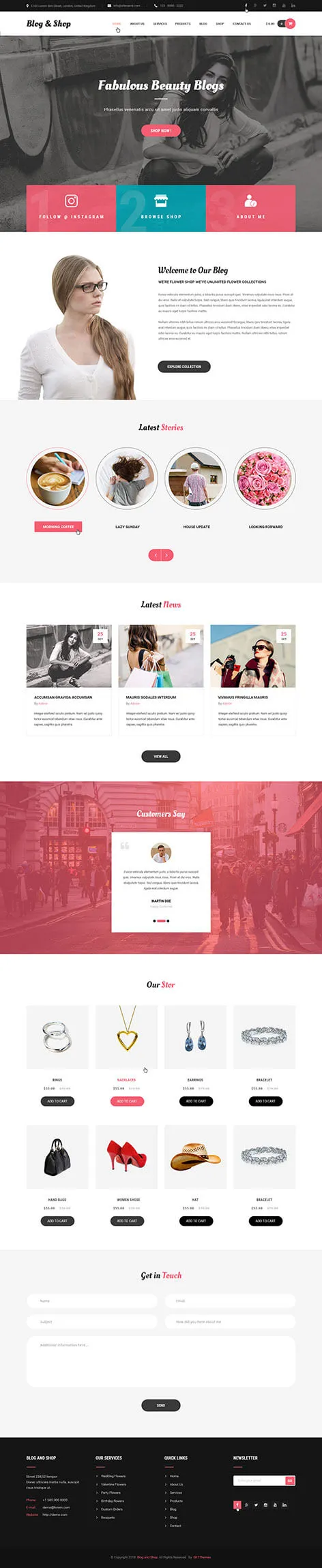 Creative Blog WordPress Theme