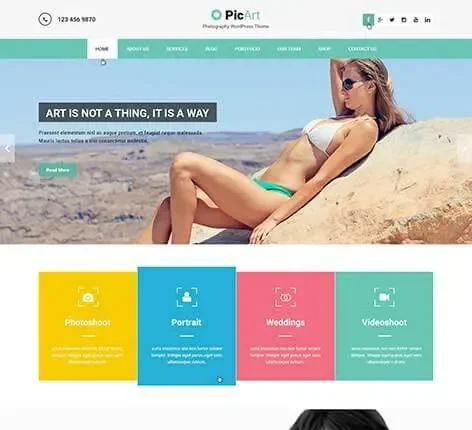 Creative Studio WordPress Theme