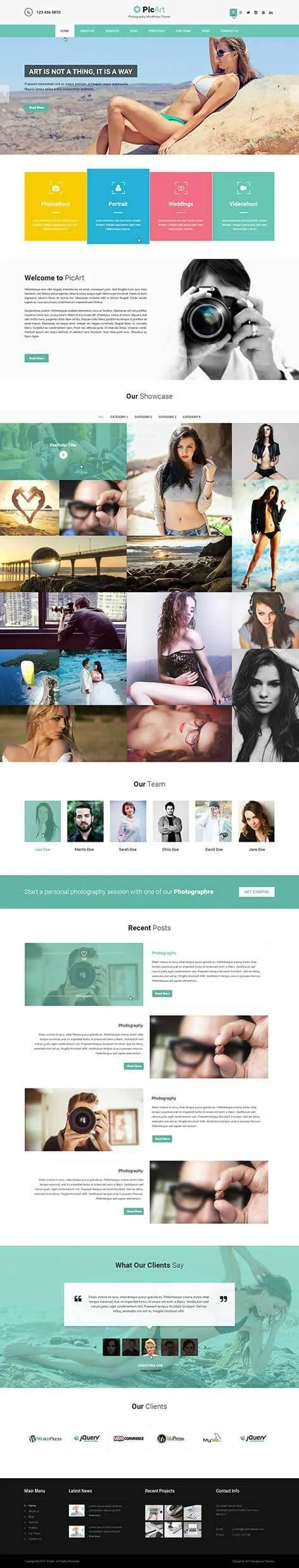 Creative Studio WordPress Theme