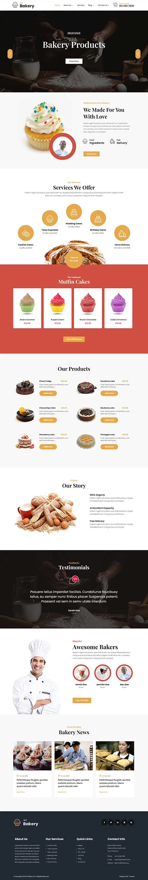 CupCake WordPress Theme