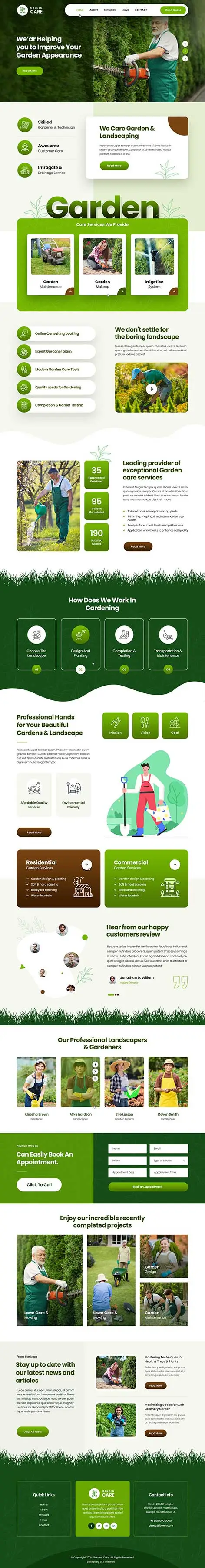 Custom Menus WordPress Theme