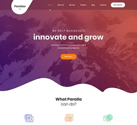 Cutting Edge WordPress Theme