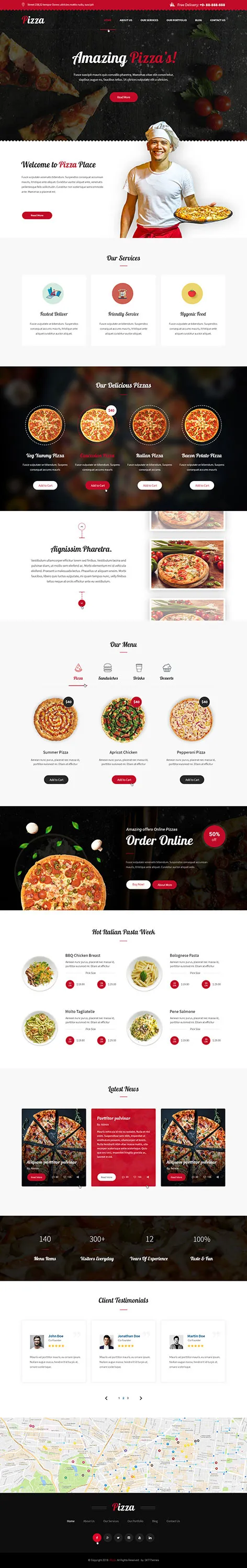 Delivery Service WordPress Theme