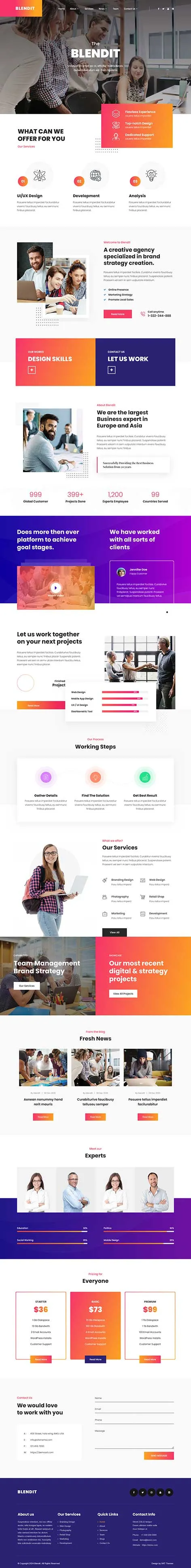 Easy to Use WordPress Theme