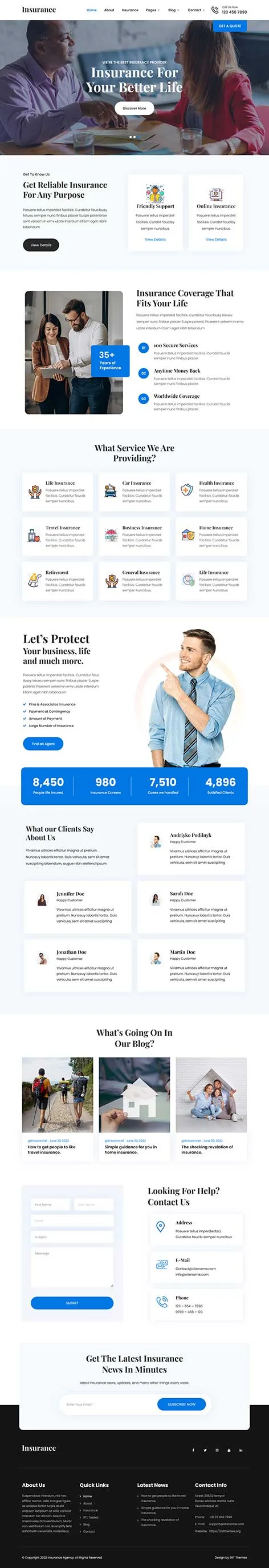 Financial Service WordPress Theme