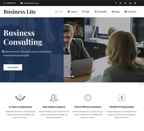 Fintech WordPress Theme