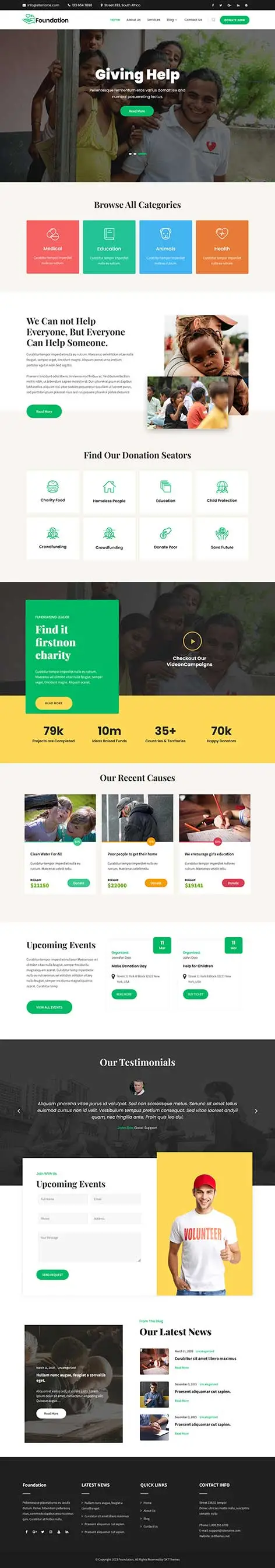 Foundation WordPress Theme