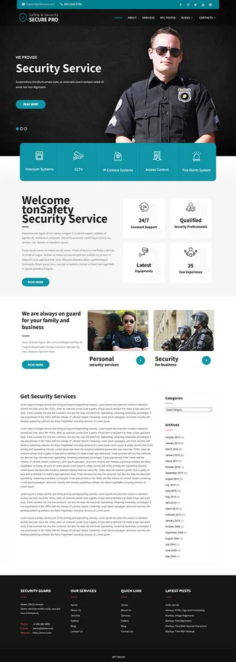 Free Private Investigation WordPress Theme for Agencies