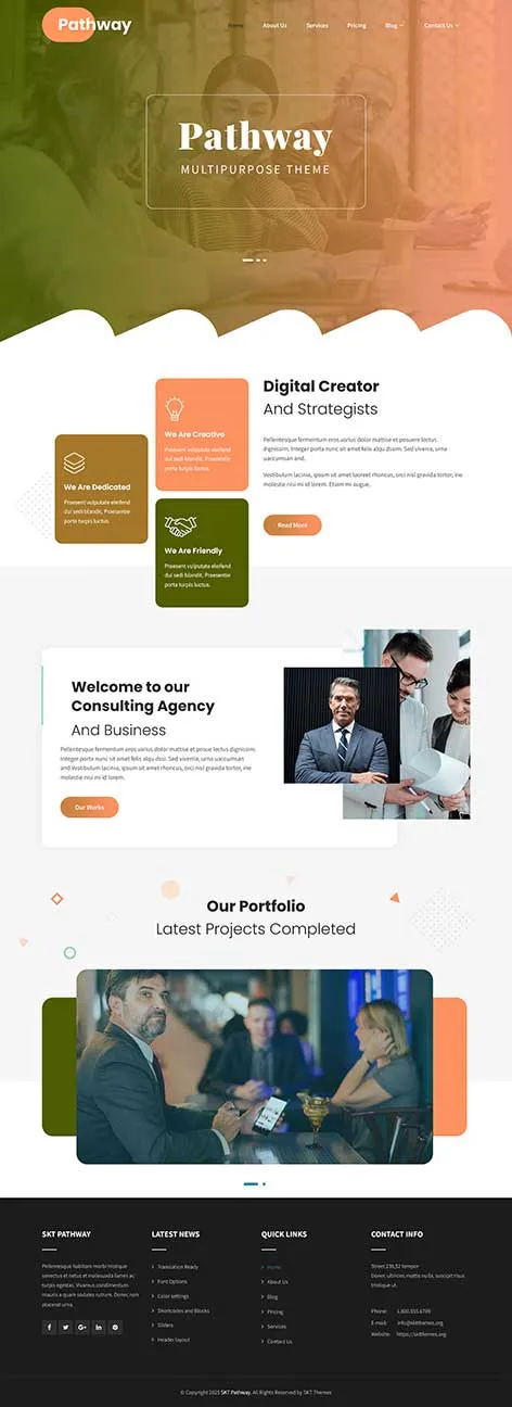 Free Project Management WordPress Theme â€“ Manage Tasks & Teams Online