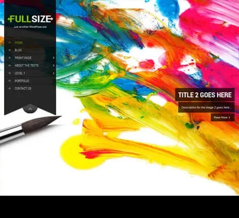 Full Width WordPress Theme
