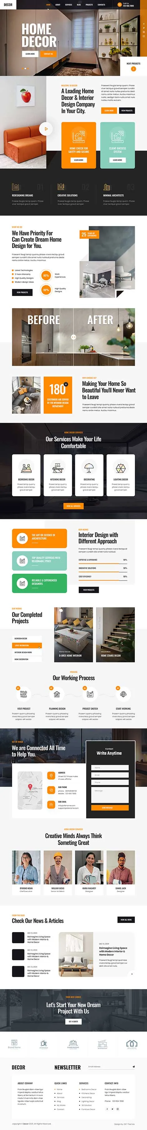 Furniture Reupholstery WordPress Theme