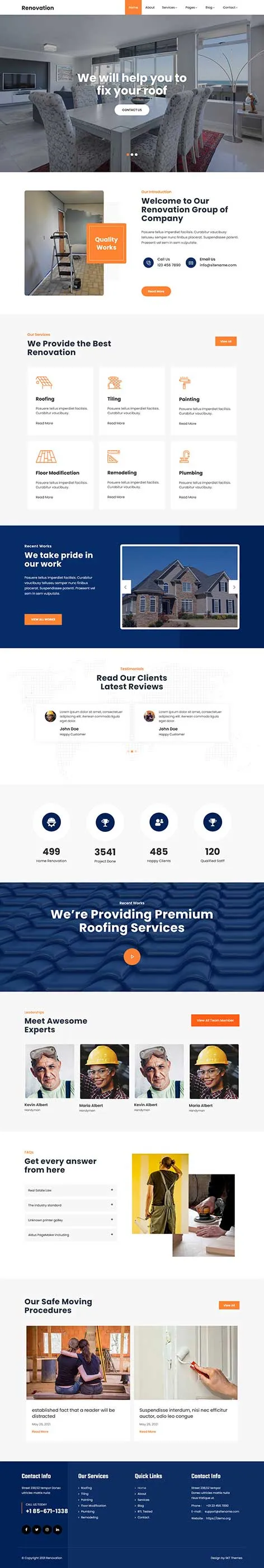 Furniture Website WordPress Theme