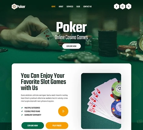 Online Casino WordPress Theme
