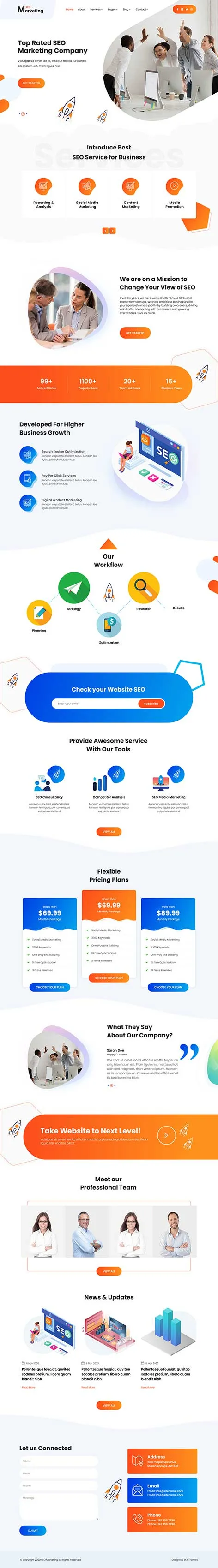 PR Agency WordPress Theme