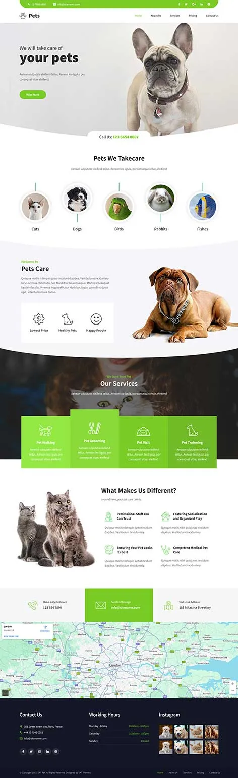 Pet Shop WordPress Theme