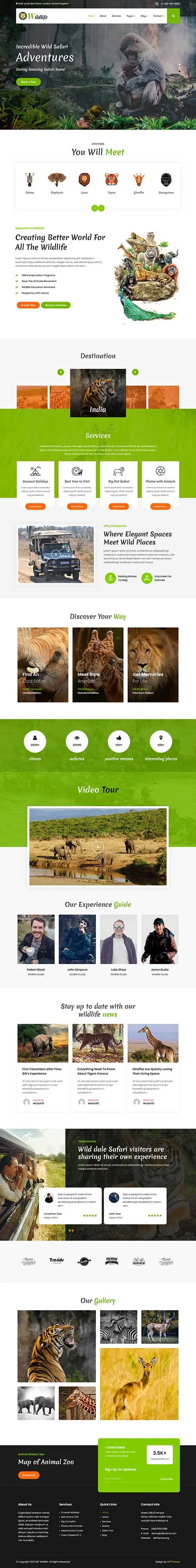 Petting Zoo WordPress Theme