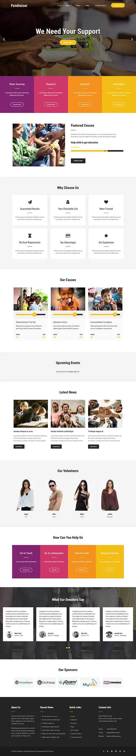 Philanthropy WordPress Theme