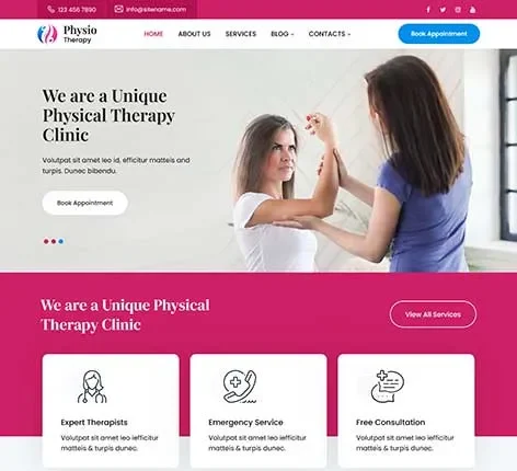 Physiotherapy WordPress Theme