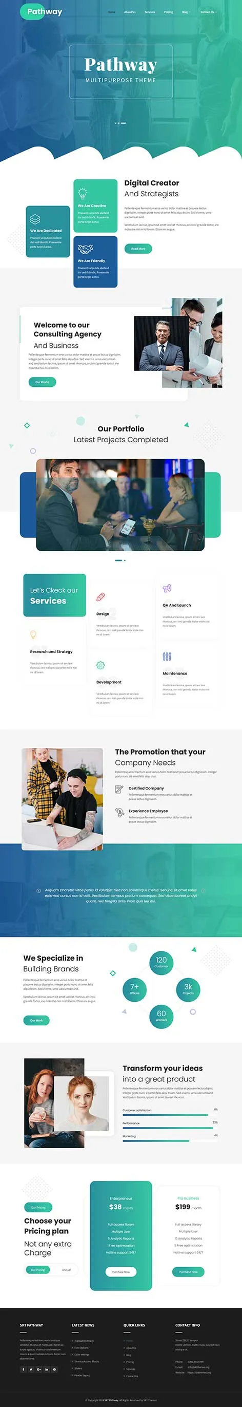 SKT Frisky - Playful WordPress Theme for Creative Brands | Download Now