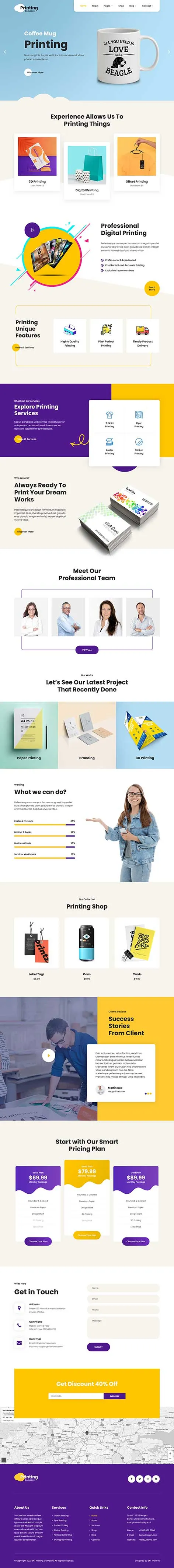 Printing WordPress Theme