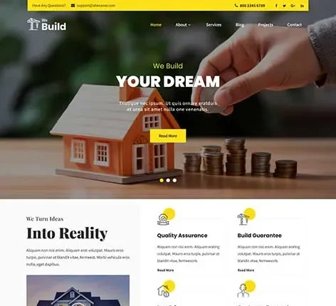 Real Estate Broker WordPress Theme for property listings and agents