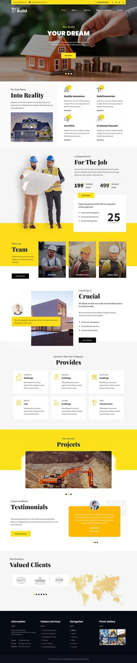 Real Estate Broker WordPress Theme for property listings and agents