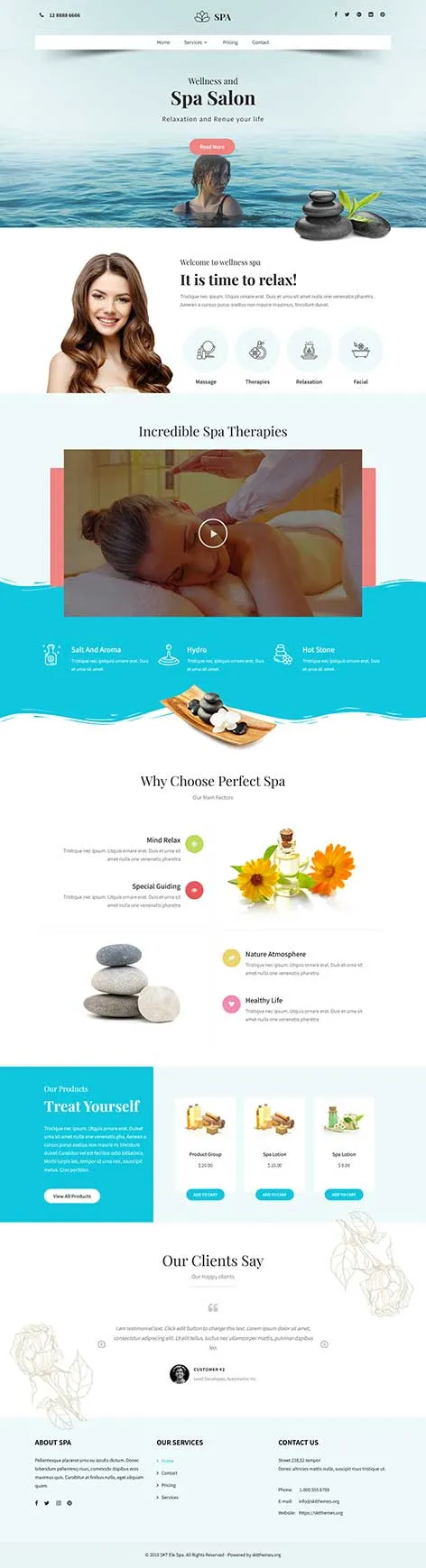 Rehabilitation WordPress Theme for physical therapy clinics and rehabilitation centers.