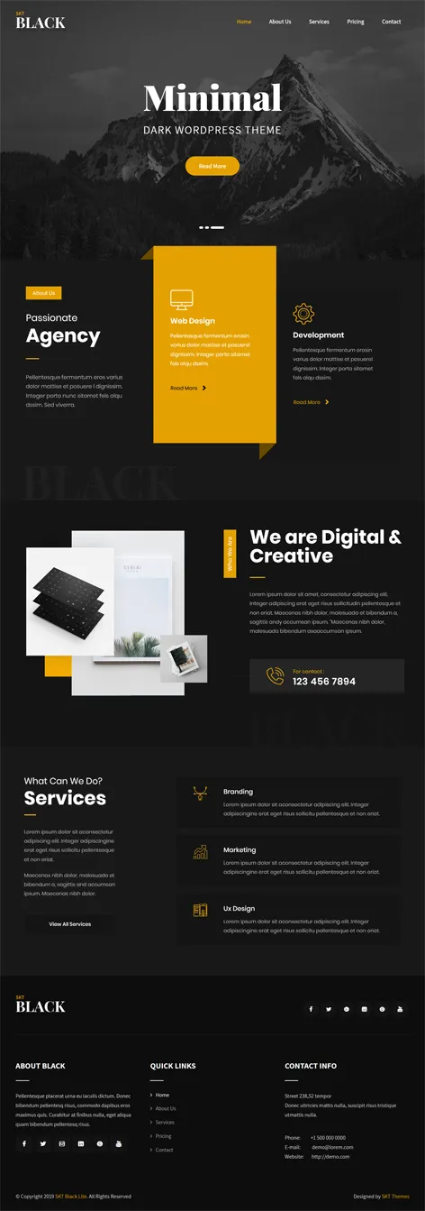 Retro WordPress Theme