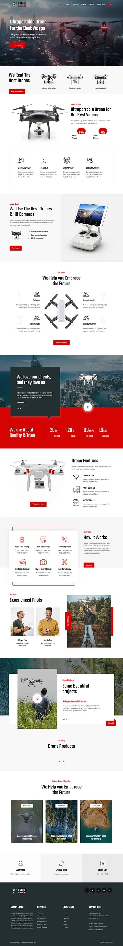 Robotic Automation WordPress Theme for AI, industrial machinery, and automation services